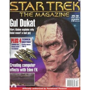 Star Trek The Magazine 2001 April Gul Dukat Eden FX Marc Alaimo  C-9